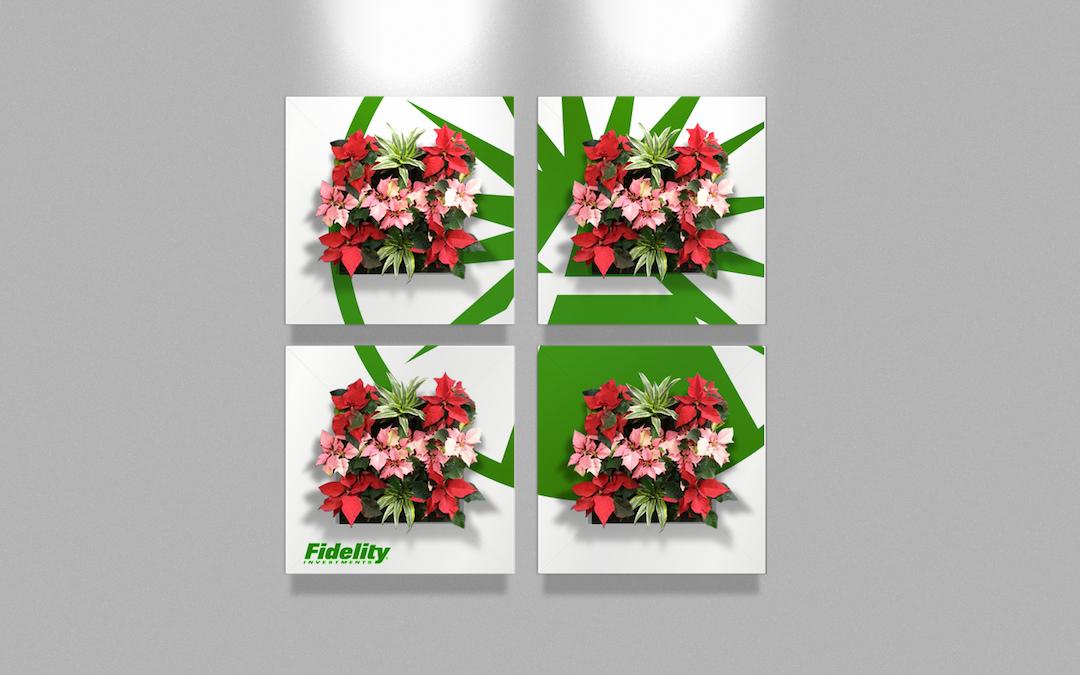 Sample living plant pictures in custom Fidelity frames