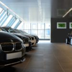 Living walls installed inside of a BMW dealership