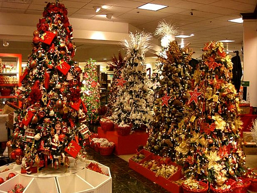 Macy's department store Christmas decorations